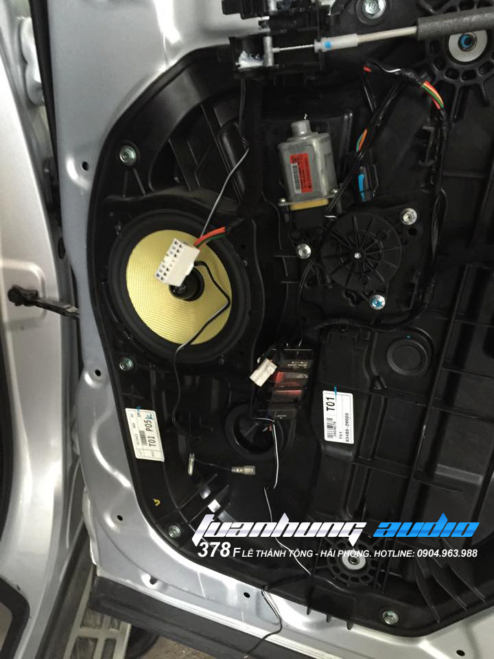 Nâng cấp âm thanh cho santafe 2013 2